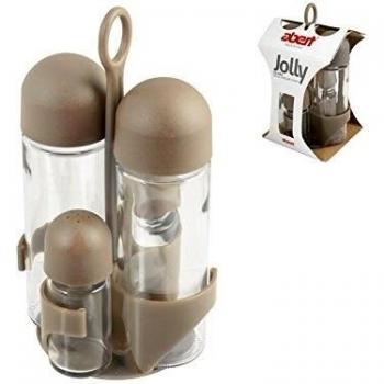 Set de condimentos Abert Jolly 4 piezas color tortora