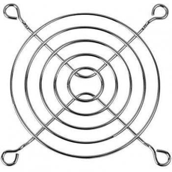 ARCTIC Fan Grill 80 mm - CPU Case Fan Grill, Made out of Nickel Plated Steel, Air Flow Transparent, Prevents Cable Damage