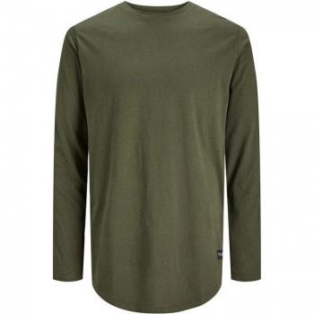 Camiseta de Manga Larga Jack & Jones Noa, Color Forest Night, para Hombre