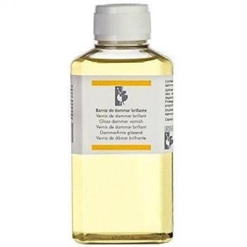 Lienzos Levante Barniz de Dammar Brillante, Botella de 250 ml