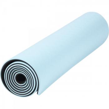 Esterilla de Yoga TPE Azul y Negra 180 x 60 x 0,8 cm