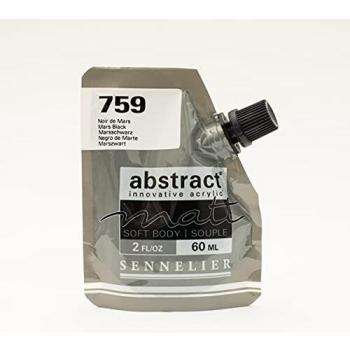Sennelier - Color acrílico mate Serie Abstract Matt 60 ml 759 negro de Marte