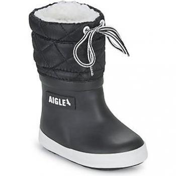 Aigle Giboulee 2 Kids' Rain Boots - Black/White