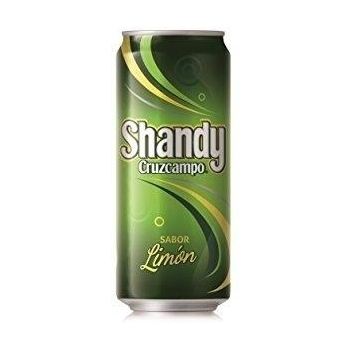 Cerveza Cruzcampo Shandy Sabor Limón en Lata - 33 cl