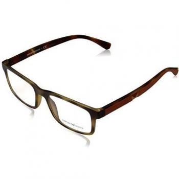 Emporio Armani 0EA3130 Monturas de gafas, Matte Havana, 53 para Hombre