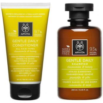 APIVITA Daily Use Shampoo and Conditioner Pack with 250ml Shampoo + 150ml Conditioner