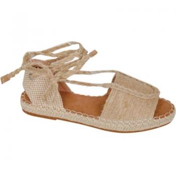 Sandalias de Mujer Bubble Bobble Sandalia Plana M2401 Color Natural