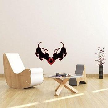 Puppy Love 2 Vinyl Wall Art Sticker / Pegatina / Calcomania / Vinilo Decorativo para Paredes en el Hogar © Thomas Fuchs