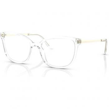 Prada PR 07WV 2AZ1O1 Lentes Recetadas para Mujer Transparentes, Armazones para Mujer Cristal, Gafas Recetadas para Mujer Cristal
