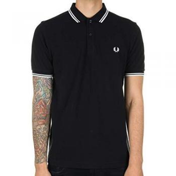 Fred Perry M3600 Twin Tipped Polo Shirt - Navy/White - Size: S