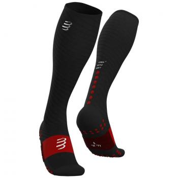 Calcetines de compresión Compressport Full Socks Recovery para Hombre en color Negro, diseñados para la recuperación muscular, con tecnología que favorece la circulación sanguínea, fabricados con materiales transpirables y cómodos, ideales para uso