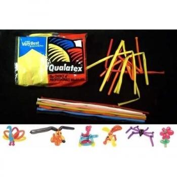 Qualatex- Globo, Multicolor, Pack de 100