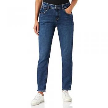 Jeans de Cintura Alta Pepe Jeans Violet para Mujer, Casual, Algodón Sostenible, Talle 30/34