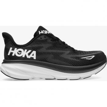 Hoka Clifton 9 Men's Black Running Shoes Size 45.5 - Lightweight and Cushioned