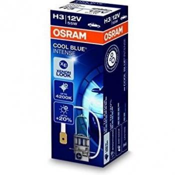 Osram OCBI3 12V 55W 1 unid, Cool Blue Intense Caja H3, Azulado/Blanco