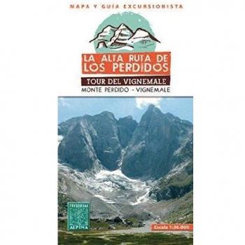 La alta ruta de Los Perdidos, mapa excursionsita. Escala 1:30.000. Editorial Alpina.
