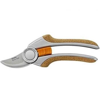 Fiskars Tijeras de podar, Cuchilla bypass, Ø de corte: 2,6 cm, Longitud: 21,5 cm, Plateado/Naranja, 1001434