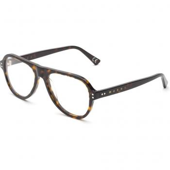 Marni Blue Ridge Mountains Resin WGA Unisex Pilot Havana Eyeglasses