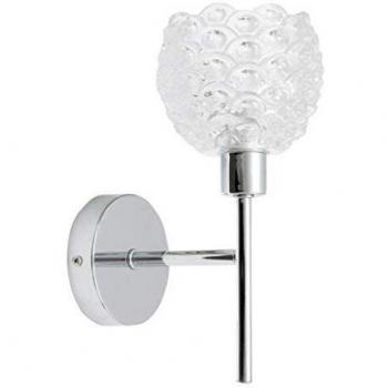 Lampara Aplique Coventry 1xe14 Cromo 26x12x18 de FABRILAMP.