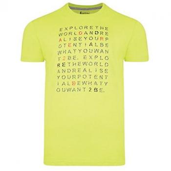 Dare 2b Verses Camiseta de Manga Corta para Hombre, Versos, Hombre, Color Lima, tamaño Extra-Large