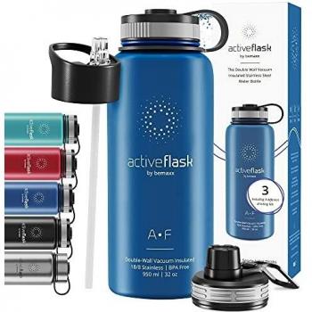 Botella de Agua Térmica Active Flask + Pajita