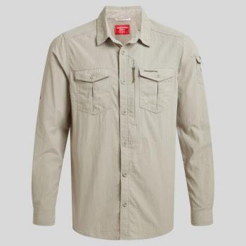 Craghoppers Men's NosiLife Adventure III Long Sleeve Shirt - Size: 2X-Large, Size: S, Male, XXL (CMS709)