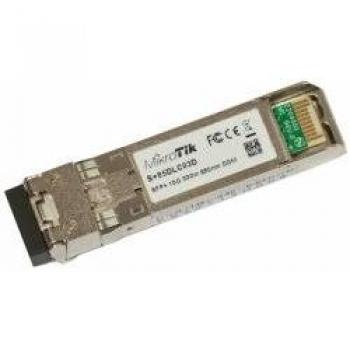 Mikrotik S+85DLC03D Módulo Transceptor de Fibra Óptica SFP+, 10000 Mbit/s, 850 nm