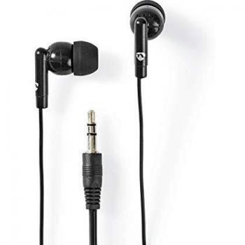 Kopfhörer mit Kabel | 1,2 m rundes Kabel | In-Ear | Schwarz