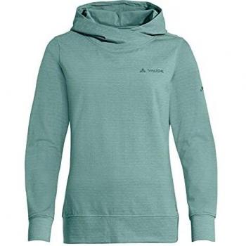 Sudadera Mujer Vaude Tuenno Verde con Capucha