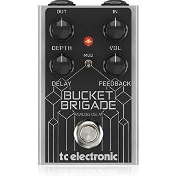 TC Electronic BUCKET BRIGADE ANALOG DELAY Pedal de retardo BBD analógico con tiempo de retardo de 600
