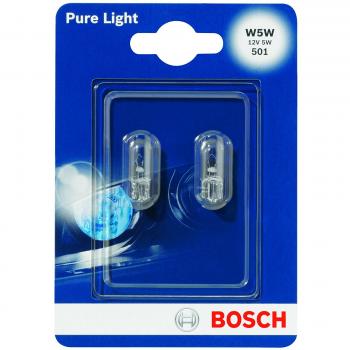 Bosch 1987301026 Pure Light - Bombilla W5W para coche