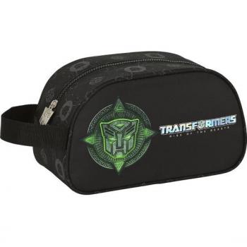 Neceser Escolar con Asa y Adaptador para Carro Transformers 26x15x12cm - Safta