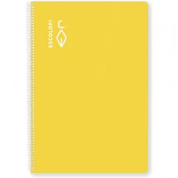 Cuaderno Espiral Folio 50 hojas 70 gramos Cuadrícula 3x3 Tapa Dura Escolofi