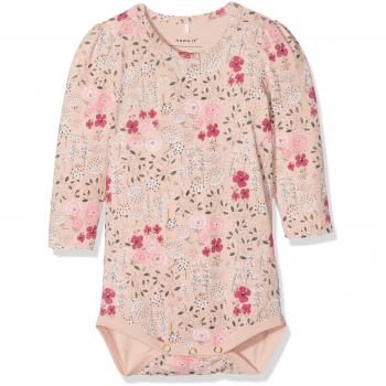 NAME IT Nitdinnie Ls F Nb, Body para Bebés, Rosa
