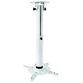 Soporte de Techo Ajustable para Proyectores Kimex 30-44cm Blanco