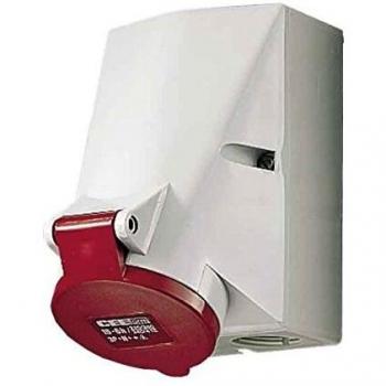 Mennekes 16A Wall-Mounted CEE Socket with 7 Pins, 6 Hours, 400V, IP44