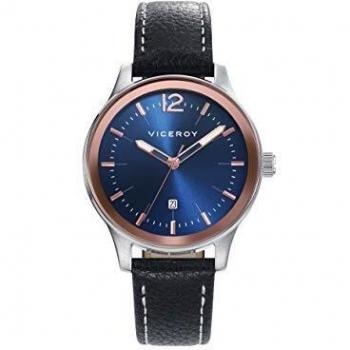 Viceroy Reloj Analogico para Mujer de Cuarzo con Correa en Cuero 471136-35