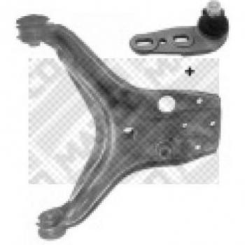 MAPCO Control Arm 49770/1 - Barra oscilante de suspensión de ruedas, fabricada en acero, compatible con vehículos específicos, incluye bujes y es un componente esencial para la estabilidad y manejo del automóvil