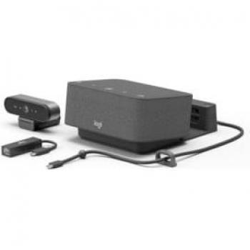 Kit de Videoconferencia Logitech Logi Dock Focus Room UC - Sistema Personal con Webcam Ultra HD BRIO