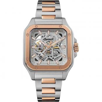 Reloj Hombre Ingersoll 1892 I14502 - Reloj automático, diseño clásico, caja de acero inoxidable, resistencia al agua hasta 50 metros, cristal mineral, correa de piel genuina, movimiento mecánico