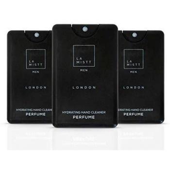 Desinfectante de manos perfumado londonz pack 3 uds 70 alcohol colonia higienizante de manos en spray de bolsillo la mistt