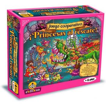 Juego de Mesa Cooperativo Princesas al Rescate Ekilikua