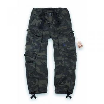 Brandit Pure Vintage Cargo Trousers - Anthracite - Men - Sizes S to XXL