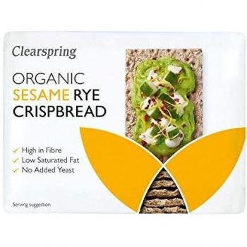 Crackers de Centeno con Sésamo Clearspring
