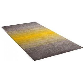 Alfombra gris-amarilla - 160 x 230 cm - Shaggy - DINAR