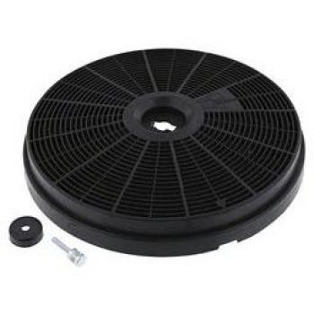 Filtro de carbón AllSpares 00665713 para campanas extractoras compatible con Whirlpool/Electrolux 4055213054 y Bosch/Siemens (Ø200mm)