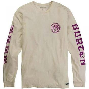 Burton Cerrados - Camiseta de Manga Larga para Hombre Blanco L