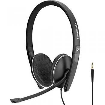 Sennheiser SC 165 Binaural Diadema Negro - Auriculares con micrófono