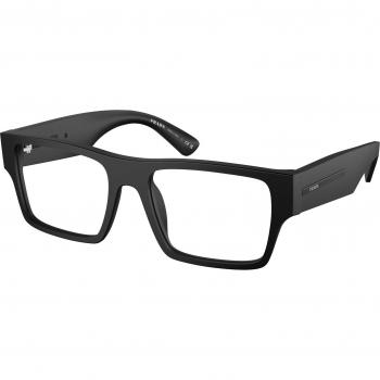 Prada PR A08V 12P1O1 Men's Eyeglasses Black Size 52 (Frame Only) - Blue Light Block Available
