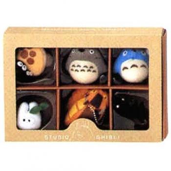 Studio Ghibli Complete Box 6 Figure Mascots with Key Ball Chain Ver.1 [Toy]